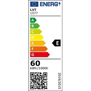 OPRAWA LARA 60W 4000K IP65 190cm CZARNY 1577