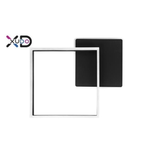 ^PLAFON LED 46W 4000K 55x47CM CZARNY XUDO