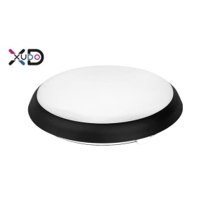 ^PLAFON OKRĄGŁY 18W 4000K IP65 CZARNY CZUJNIK XUDO