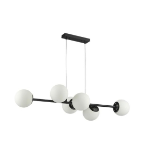 LAMPA WISZĄCA BALI 90CM 6x E27 CZARNY 0029