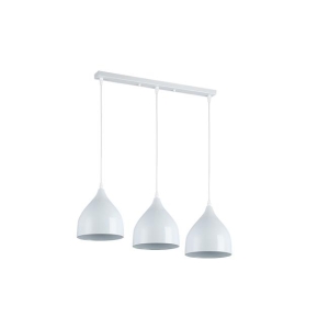 LAMPA WISZĄCA LISTWA 3XE27 COMO BIAŁY 0085