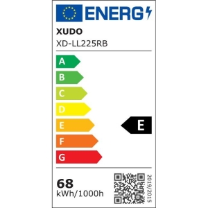 ^PLAFON OKRĄGŁY 68W CCT CZARNY XUDO