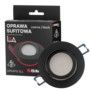 $ OPRAWA LEA CZARNA OKRĄGŁA 5Y SMD LEDline