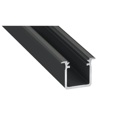 PROFIL ALU. LED TYP-G CZARNY 2M