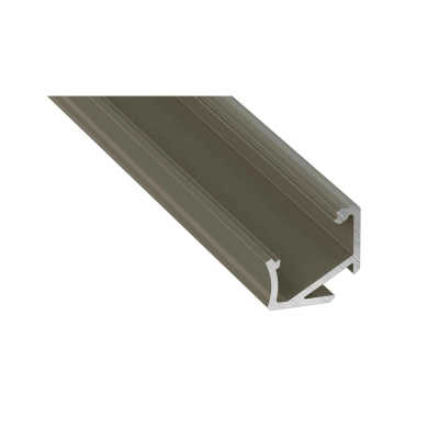 PROFIL ALU. LED TYP-H 30/60° INOX 1M