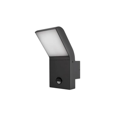 KINKIET CLARK 12W NW 4000K IP54 PIR ANTRACYT 3460