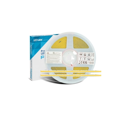 TAŚMA LED COB NW 6W/M 8MM FREE CUT 5M 3Y PRO Line
