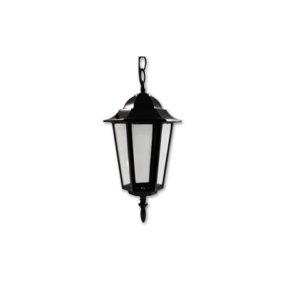LAMPA VICTORIA WISZĄCA 1xE27 CZARNY 1644