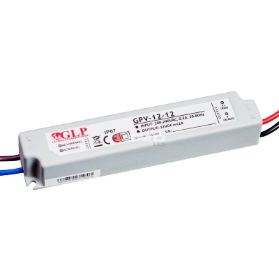 ZASILACZ LED 12V 18W 1,5A GLP GPV IP67