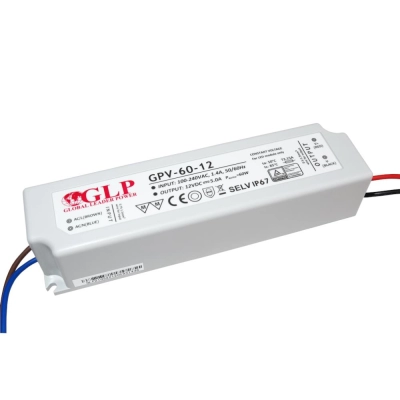 ZASILACZ LED 12V 60W 5A GLP GPV IP67