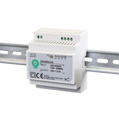 ZASILACZ LED 24V 60W 2,5A POS DIN NA SZYNE