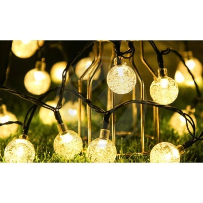 GIRLANDA LED SOLARNA 20 LED KULKA 0138