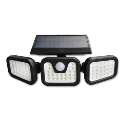 NAŚWIETLACZ LED 74xSMD 15W CW SOLARNY+PIR 7307