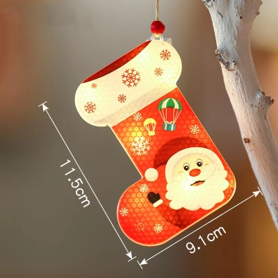 Zawieszka LED świąt. 11,5cm SKARPETA  2700K 2361
