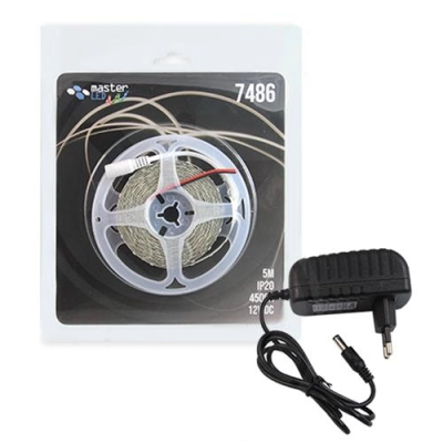 ZESTAW 5M TAŚMA 300 LED SMD2835+ZASILACZ 4500K