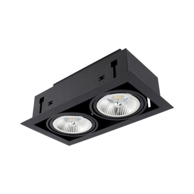OPRAWA PROSTOKĄTNA 2xAR111GU10 P/T RUCH.CZAR.0350