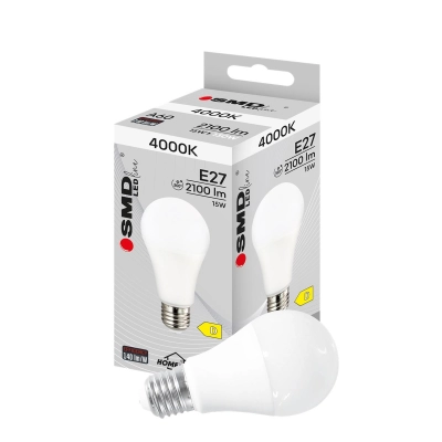 $ ŻARÓWKA E27 LED SMD 15W NW A60 HOMEline 4786