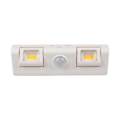 LAMPKA PODSZAFKOWA LED 2x COB PIR 4000K 0175
