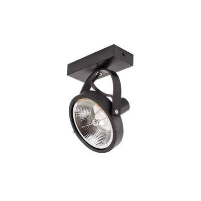SPOT LEON RUCHOMY 1xAR111 CZARNY 0825