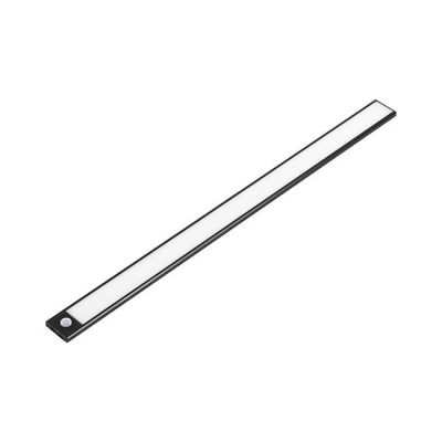 LAMPKA PODSZAFKOWA 2W 4500K 40cm PIR CZARNA 0388