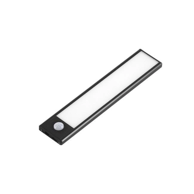 LAMPKA PODSZAFKOWA 1W 4500K 20cm PIR CZARNA 0249