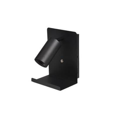 KINKIET KALISTO 1x GU10 + USB CZARNY 1255