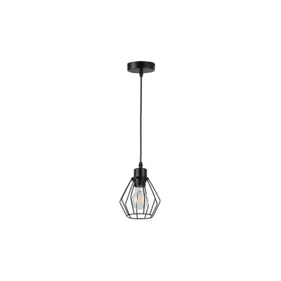 LAMPA OTTO WISZĄCA 1xE27 CZARNY 2493