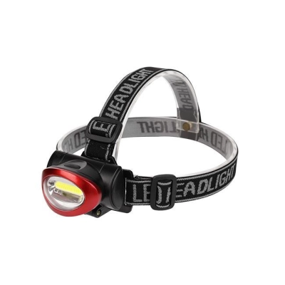 LATARKA LED CZOŁOWA 3W COB 3XAAA 0477