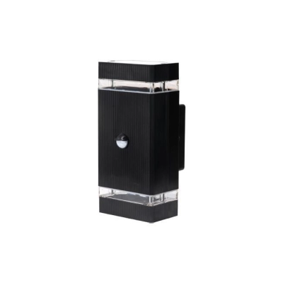 KINKIET HANA II  2xGU10 IP65 CZARNA PIR 8525