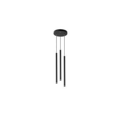 LAMPA PIERO WISZĄCA 3xG9 OKRĄGŁA CZARNY 1294