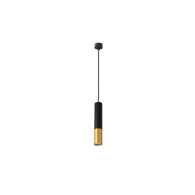 LAMPA KEON WISZĄCA 1xGU10 CZARNY/ZŁOTY 0139