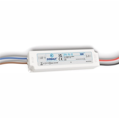 ZASILACZ LED 12V 72W 6A ZPV COBALT IP67