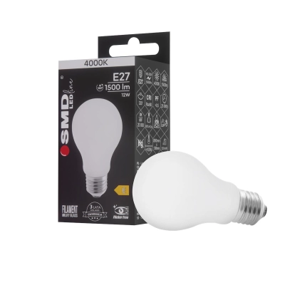 $ ŻARÓWKA E27 LED FILAMENT 12W NW ML A60 4540