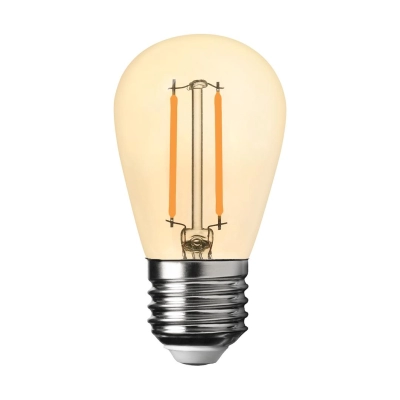 ŻARÓWKA E27 LED FILAMENT WW 1W ST45 AMBER