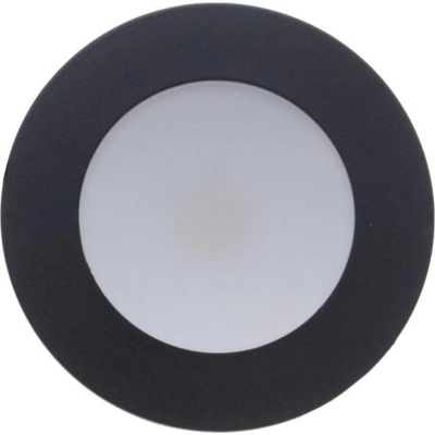 OPRAWA MEBLOWA OKRĄGŁA 2W 12V 4000K CZARNA