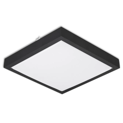 # PLAFON SOLEN KWADRATOWY PW 24W CZARNY IP44 7432