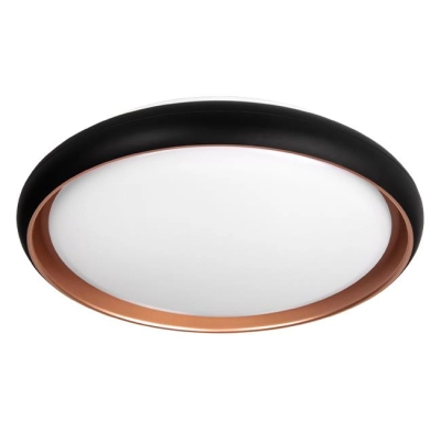 ^PLAFON OKRĄGŁY 54W CCT CZARNY+ZŁOTY XUDO