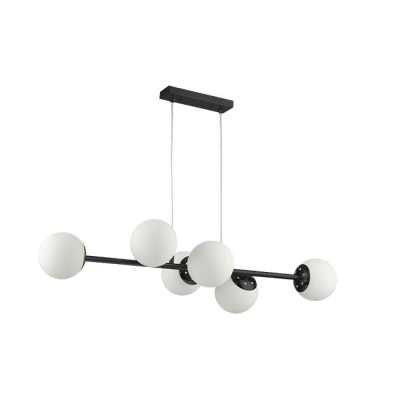 LAMPA WISZĄCA BALI 90CM 6x E27 CZARNY 0029