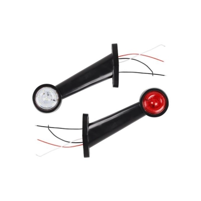 LAMPA LED OBRYSOWA 2XSMD BIAŁA+CZEROWNA 2SZT