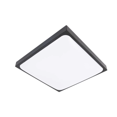 ^PLAFON LUVO KWADRAT 2XE27 IP44 CZUJ. CZARNY 8904