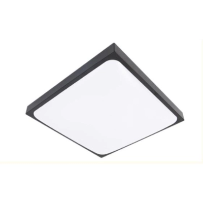 PLAFON LUVO KWADRAT 18W NW 4000K CZARNY 9138