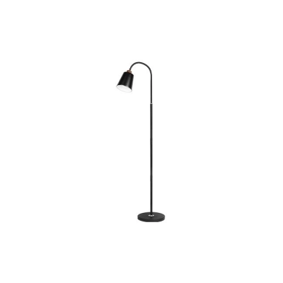^LAMPA PODŁOG. KOKO 1XE27 155CM CZARNA ZŁOTY 0117
