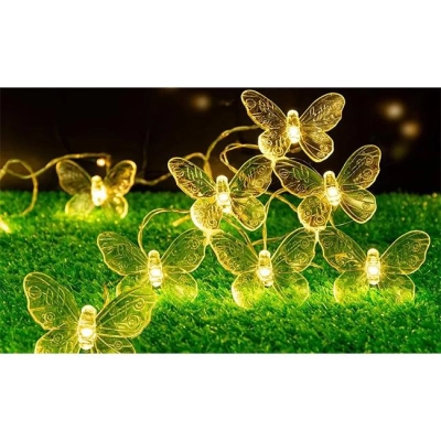 GIRLANDA LED SOLARNA 20 LED 580 CM MOTYLEK 9272