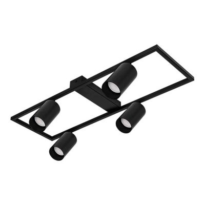 PLAFON BUMO 4xGU10 CZARNY 9481