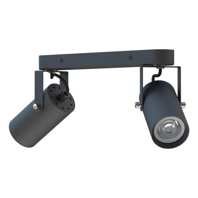 ^SPOT SIMON 2XGU10 CZARNY 9613