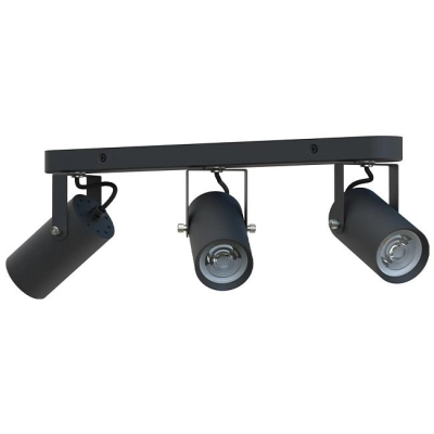 ^SPOT SIMON 3XGU10 CZARNY 9615