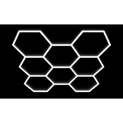 ZESTAW LAMP HEXAGON 8L 350W 6500K 5119