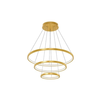 LAMPA LED WISZĄCA COMA 20/40/60 CM 77W CCT ZŁOTY