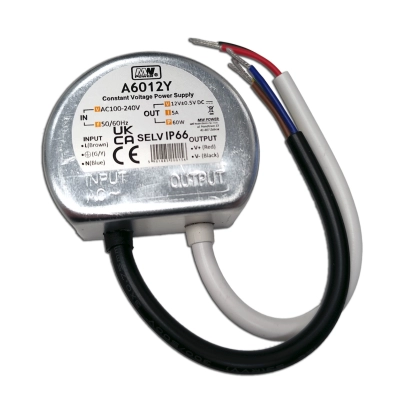 ZASILACZ LED 12V 60W 5A IP67 DOPUSZKOWE