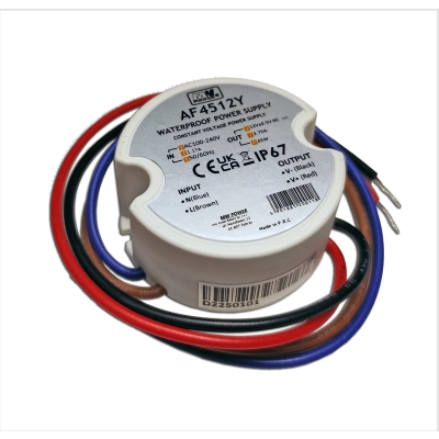 ZASILACZ LED 12V 45W 3.72A IP67 DOPUSZKOWE
